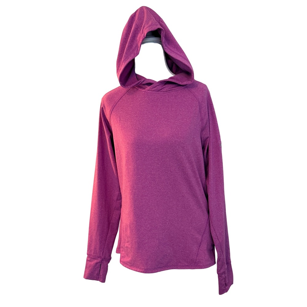 Cutter & Buck Hoodie Women Medium Pink Heathered Performance Pullover GraybaR